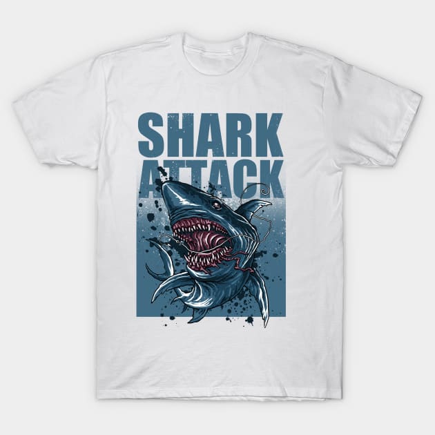 Shark attack shirt clearance